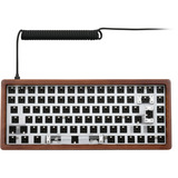 Sharkoon SKILLER SGK50 S3 Wood Barebone, Gaming-Tastatur holz