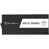 SilverStone HELA 2500R, PC-Netzteil schwarz, 4x 12-Pin High Power GPU, 7x PCIe, Kabel-Management, 2500 Watt