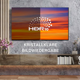 Telefunken QF40VP750S, QLED-Fernseher 102 cm (40 Zoll), schwarz, FullHD, Triple Tuner, Mediaplayer, Smart-TV