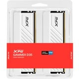 ADATA DIMM 64 GB DDR4-3600 (2x 32 GB) Dual-Kit, Arbeitsspeicher weiß, AX4U360032G18I-DTWHD35, XPG Gammix D35, INTEL XMP