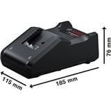 Bosch 18V Profi Set, GBH 18V-22 + GSR 18V-65 + GWS 18V-8 Professional, Werkzeug-Set blau, 2x Li-Ion Akku 5,0Ah, in 3 L-BOXXen