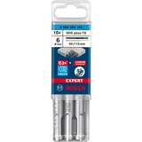 Bosch Expert Hammerbohrer SDS-plus-7X, Ø 6mm, 10 Stück Arbeitslänge 50mm