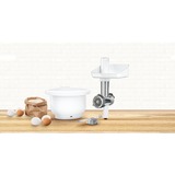 Bosch Home Fleischwolf-Aufsatz BakingSensation Set MUZS2BS weiß, für Küchenmaschine MUMS2