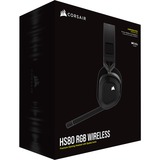 Corsair HS80 RGB Wireless Headset, Gaming-Headset schwarz, USB