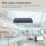 Digitus 16-Port 10G Ethernet PoE+ Injektor, 802.3at 250 W, PoE-Injektor 250W Budget