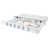 Digitus LWL-Spleißbox, bestückt,  6x SC DX, OS2 