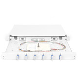 Digitus LWL-Spleißbox, bestückt,  6x SC DX, OS2 
