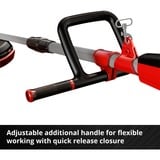 EINHELL Akku-Multifunktions-Werkzeug GE-LM 36/4in1 Li-Solo, 36Volt (2x18V), Rasentrimmer rot/schwarz, ohne Akku und Ladegerät, 4in1: Motorsense, Heckenschere, Hochentaster