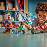 LEGO 71857 Ninjago Showdown am Baumhaus mit dem Ninja-Bike, Konstruktionsspielzeug 