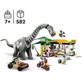 LEGO 76973 Jurassic World Raptor & Titanosaurus: Große Fährtensuche, Konstruktionsspielzeug 