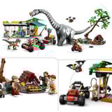 LEGO 76973 Jurassic World Raptor & Titanosaurus: Große Fährtensuche, Konstruktionsspielzeug 