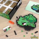 Mattel MEGA Pokémon Bisasam Bauspielzeug-Set für Sammler, Konstruktionsspielzeug 374 Teile