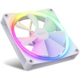 NZXT F140 RGB Twin Pack 140x140x26, Gehäuselüfter weiß, 2er Pack inkl. RGB & Fan Controller, 140 mm