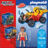 PLAYMOBIL 71040 Rettungsschwimmer-Quad, Konstruktionsspielzeug 