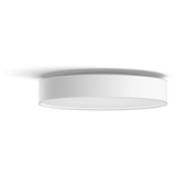 Philips HUE White Ambiance Devere Deckenleuchte M, LED-Leuchte silber, inkl. Dimmschalter