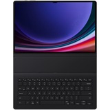 SAMSUNG Book Cover Keyboard Slim EF-DX810 für das Galaxy Tab S9+, Tastatur schwarz, DE-Layout