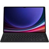 SAMSUNG Book Cover Keyboard Slim EF-DX810 für das Galaxy Tab S9+, Tastatur schwarz, DE-Layout