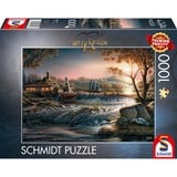Schmidt Spiele Terry Redlin: Lichter in der Wildnis, Puzzle 1000 Teile