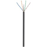 goobay Outdoor Netzwerkabel Cat.6 U/UTP schwarz, 100 Meter