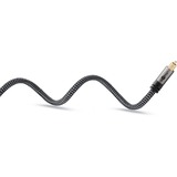 goobay Plus Toslink-Kabel schwarz/silber, 5 Meter