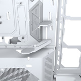 ASUS ROG Cronox GR801 CURVE TG ARGB White Edition, Tower-Gehäuse weiß, Panorama-Glas Design