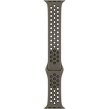 Apple Nike Sportarmband, Uhrenarmband grau/schwarz, 41 mm
