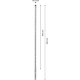 Bosch Expert Hammerbohrer SDS-plus-7X, Ø 10mm Arbeitslänge 400mm