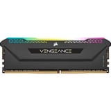 Corsair DIMM 32 GB DDR4-3600 (4x 8 GB) Quad-Kit, Arbeitsspeicher schwarz, CMH32GX4M4D3600C18, Vengeance RGB PRO SL, INTEL XMP