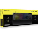 Corsair SKIFF 100, Gaming-Tastatur schwarz, DE-Layout, Rubberdome