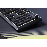 Corsair SKIFF 100, Gaming-Tastatur schwarz, DE-Layout, Rubberdome