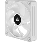 Corsair iCUE LINK QX120 RGB 120-mm-PWM-Lüfter, Gehäuselüfter weiß, Erweiterungskit, 120 mm