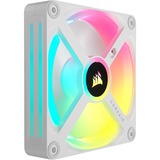 Corsair iCUE LINK QX120 RGB 120-mm-PWM-Lüfter, Gehäuselüfter weiß, Erweiterungskit, 120 mm
