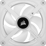 Corsair iCUE LINK QX120 RGB 120-mm-PWM-Lüfter, Gehäuselüfter weiß, Erweiterungskit, 120 mm
