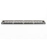 Digitus Modulares High Density Patchpanel, 24-Port, Rack Mount, geschirmt schwarz, 0,5 HE, für Keystone-Module, mit Beschriftungsfeld