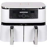 Ninja Foodi MAX Dual Zone Heißluftfritteuse AF400EUWH weiß, 2x 1.235 Watt, 2 Körbe je 4,75 Liter
