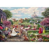 Schmidt Spiele Thomas Kinkade Studios: Disney Dreams Collection - Cinderella Happily Ever After, Puzzle 1000 Teile
