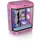Thermaltake The Tower 600 , Tower-Gehäuse pink, Tempered Glass x 3