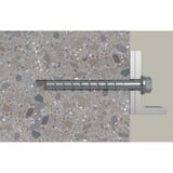 fischer Betonschraube UltraCut FBS II 8x55 5/- Sechskant mit U-Scheibe TX 50 Stück, verzinkt