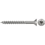 fischer Spanplattenschraube PowerFast II 3,5x35 Senkkopf TX 200 Stück, mit Teilgewinde, Edelstahl A2
