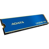 ADATA LEGEND 700 1 TB, SSD blau/gold, PCIe 3.0 x4, NVMe 1.3, M.2 2280