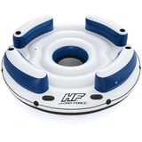 Bestway Hydro-Force 4-Personen-Badeinsel "Lazy Dayz" 43536 weiß/blau, Ø 256 cm