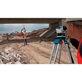 Bosch Professional Optisches Nivelliergerät GOL 26 G Professional, mit Baustativ blau, Maßeinheit 400 Gon