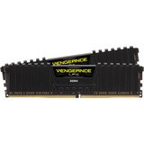 Corsair DIMM 32 GB DDR4-4000 (2x 16 GB) Dual-Kit, Arbeitsspeicher schwarz, CMK32GX4M2G4000C19, Vengeance LPX, INTEL XMP