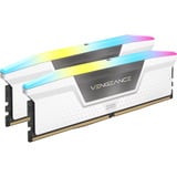 Corsair DIMM 32 GB DDR5-6000 (2x 16 GB) Dual-Kit, Arbeitsspeicher weiß, CMH32GX5M2E6000Z36W, Vengeance RGB, INTEL XMP