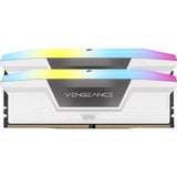 Corsair DIMM 32 GB DDR5-6000 (2x 16 GB) Dual-Kit, Arbeitsspeicher weiß, CMH32GX5M2E6000Z36W, Vengeance RGB, INTEL XMP