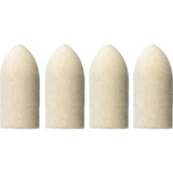 Dremel Polierspitze Ø 10 mm (422), Polierscheibe 4 Stück, Schaft Ø 3,2mm