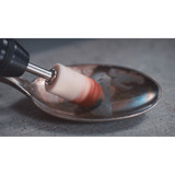 Dremel Polierspitze Ø 10 mm (422), Polierscheibe 4 Stück, Schaft Ø 3,2mm