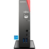 Fujitsu ESPRIMO G9012 (VFY:G912EPC51MIN), Mini-PC schwarz/rot, Windows 11 Pro 64-Bit