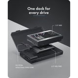 ICY BOX IB-3882MSCL-CU31, Dockingstation schwarz
