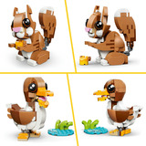 LEGO 31382 Creator 3-in-1 Niedliche Tiere: Verspielter Welpe, Konstruktionsspielzeug 